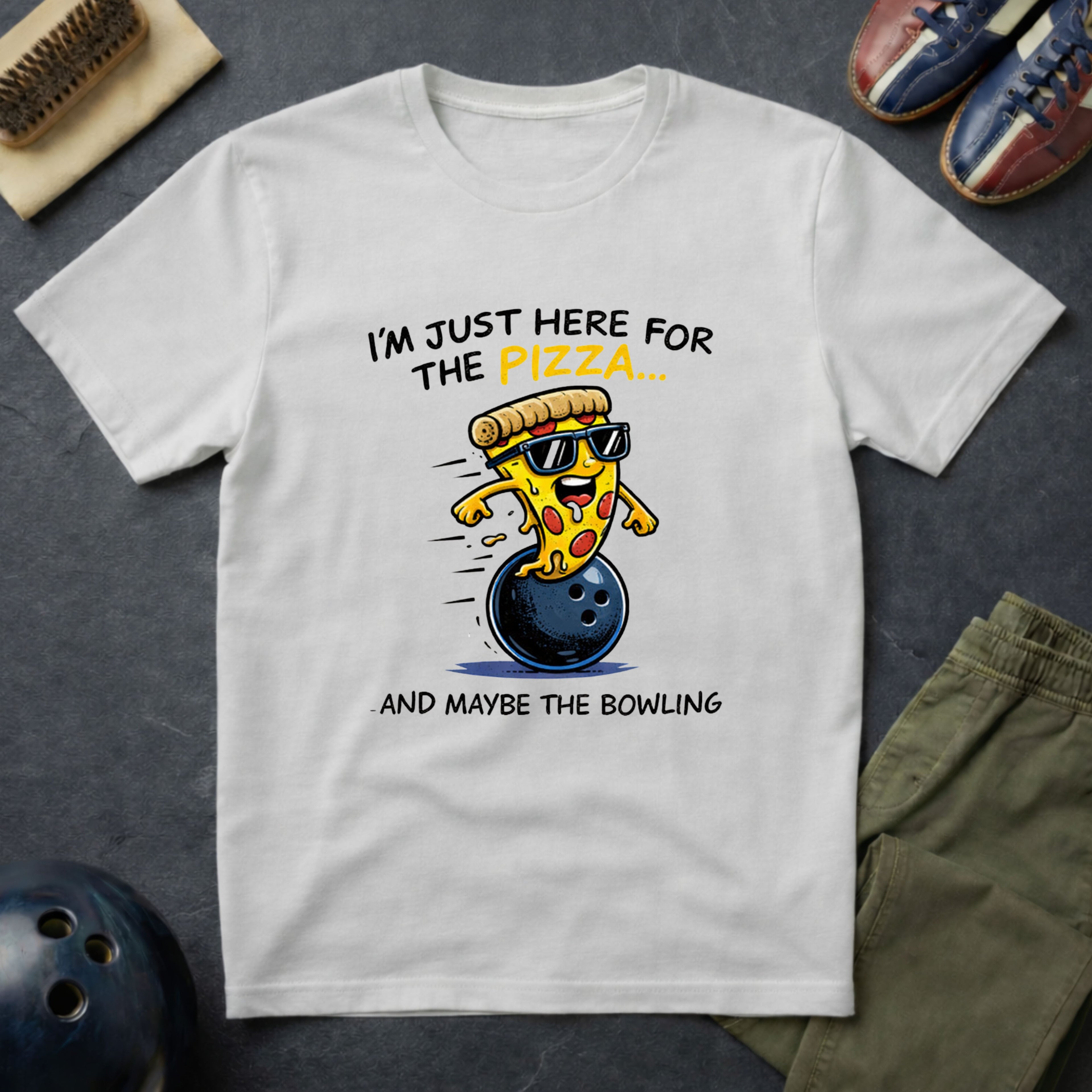 I'm Just Here For The Pizza T-Shirt