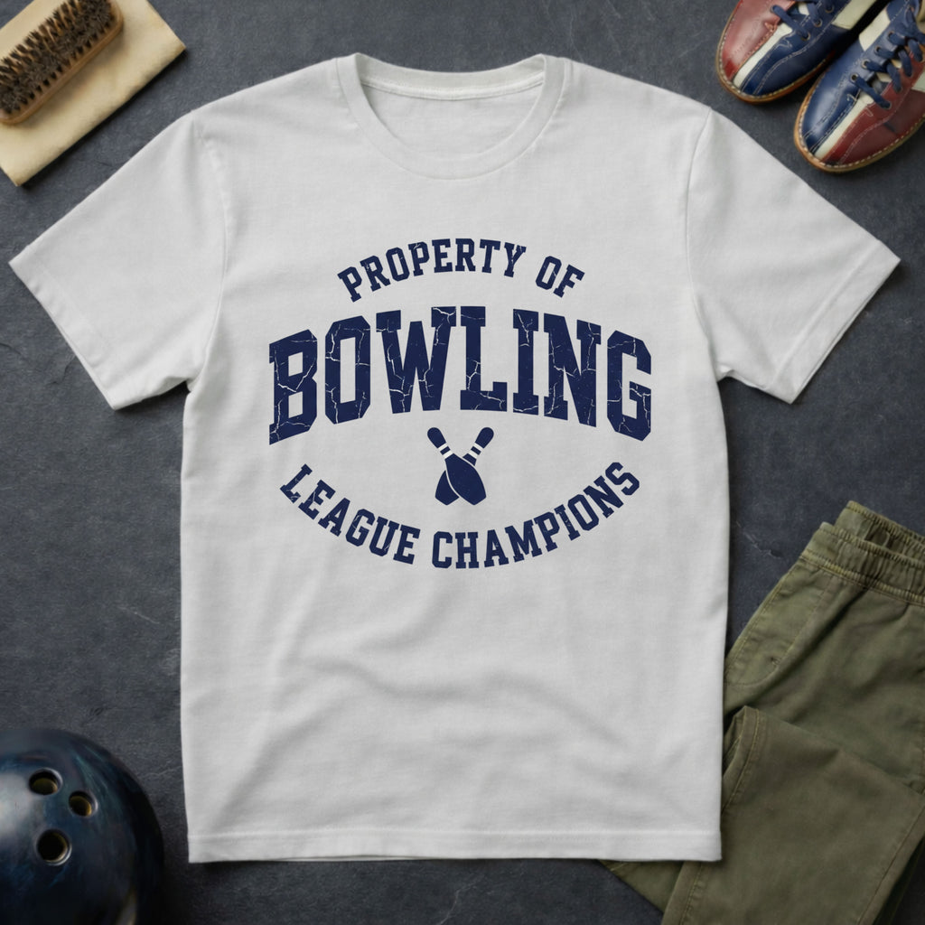 Property Of Bowling League Champions T-Shirt
