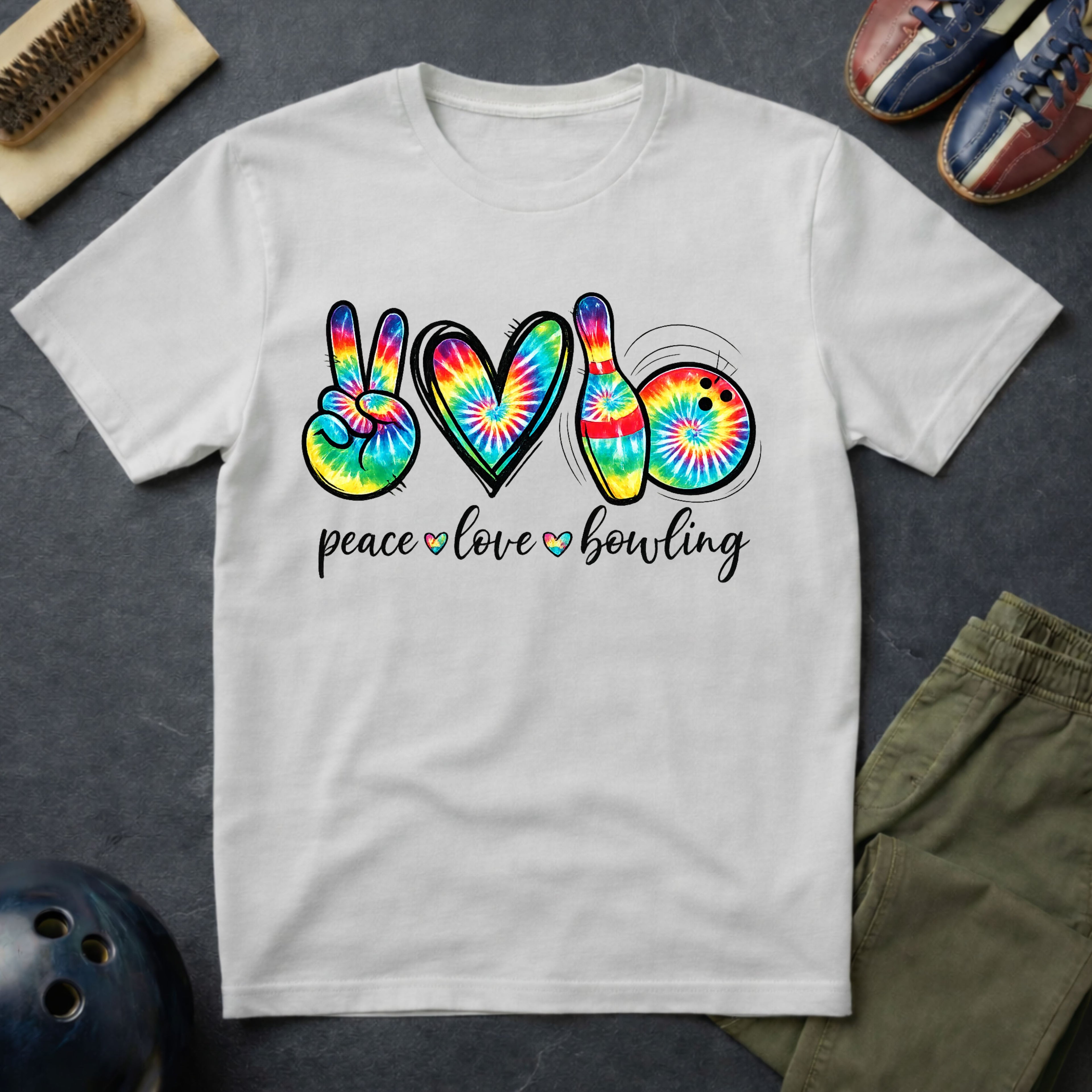 Peace Love Bowling T-Shirt