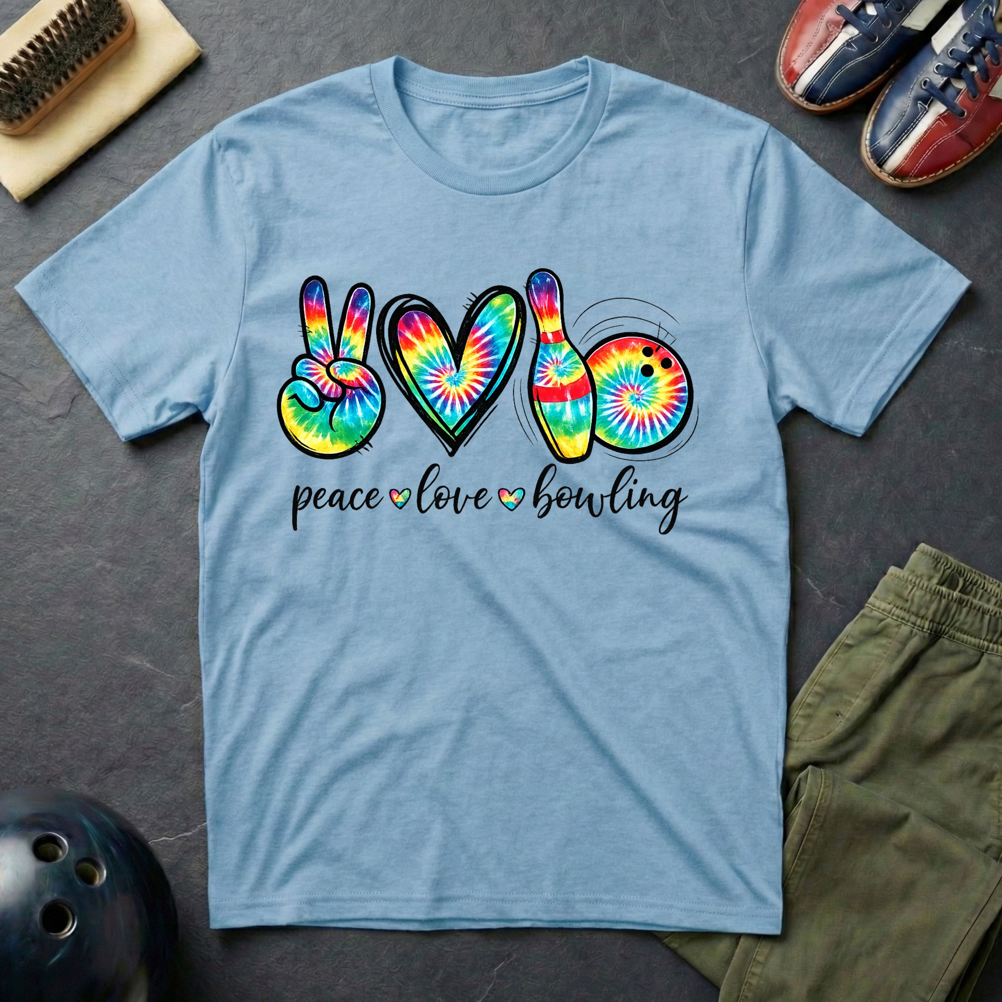 Peace Love Bowling T-Shirt