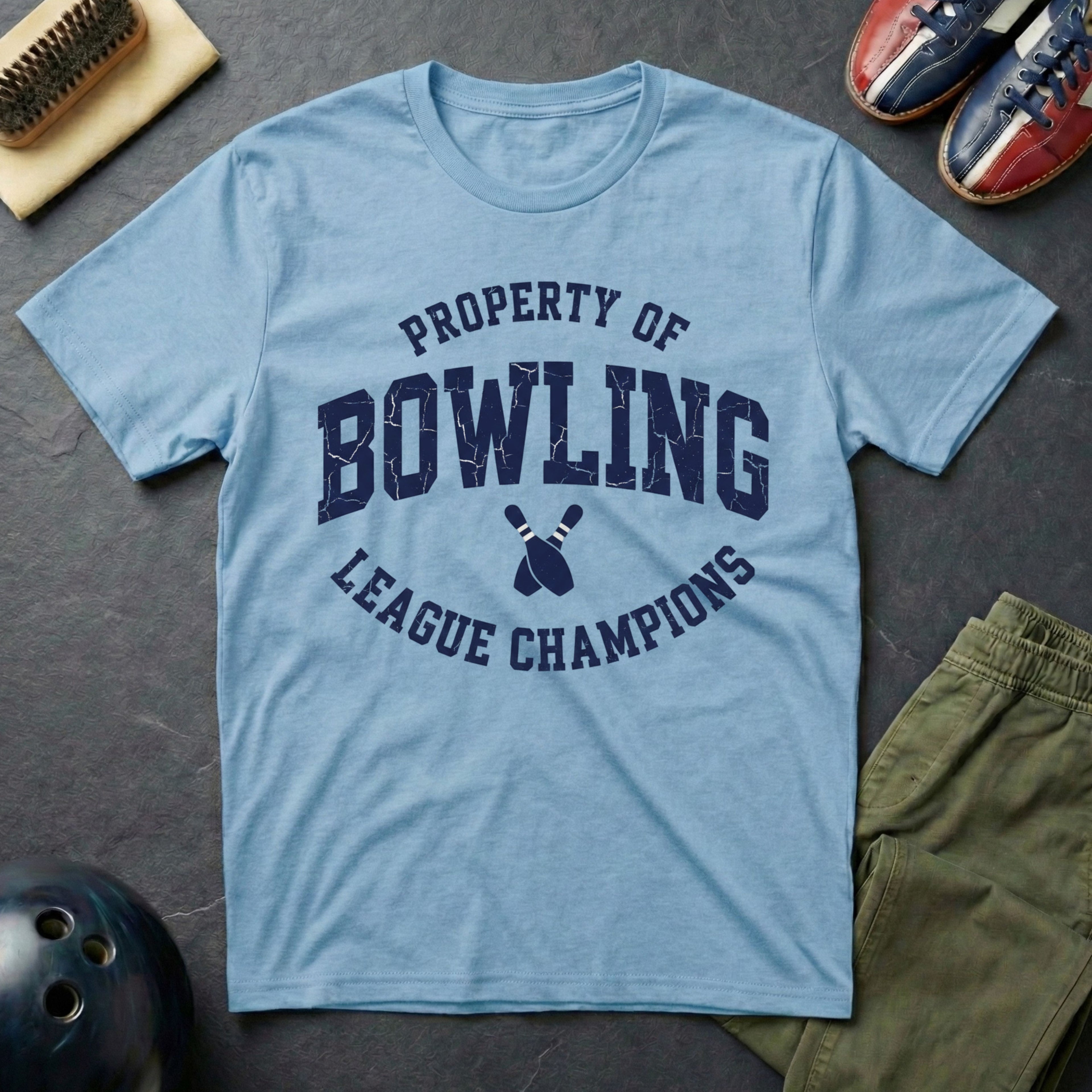 Property Of Bowling League Champions T-Shirt
