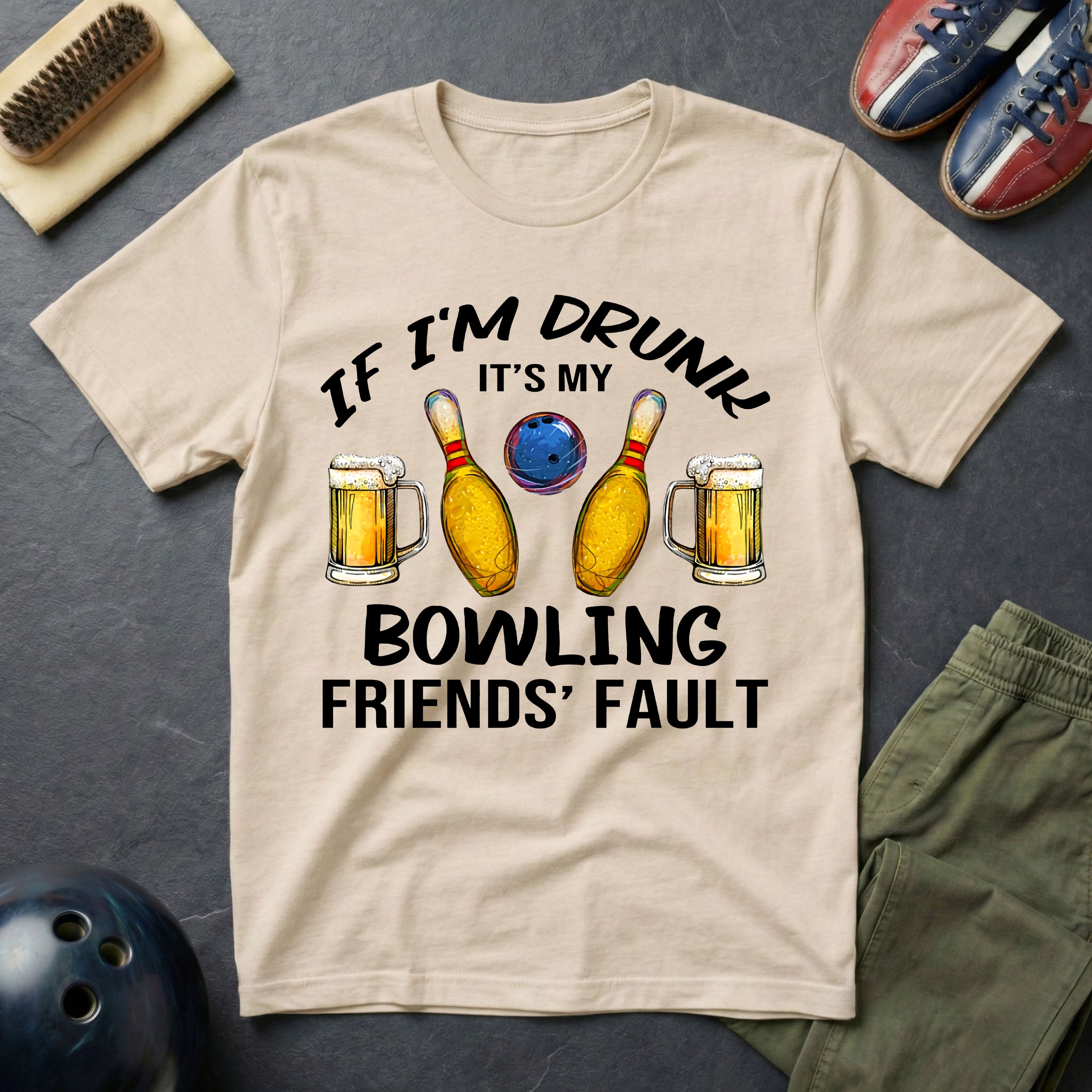 If I'm Drunk It's My Bowling Friend's Fault T-Shirt