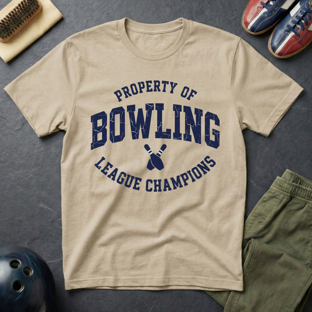 Property Of Bowling League Champions T-Shirt