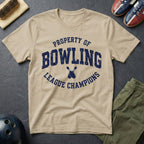 Property Of Bowling League Champions T-Shirt