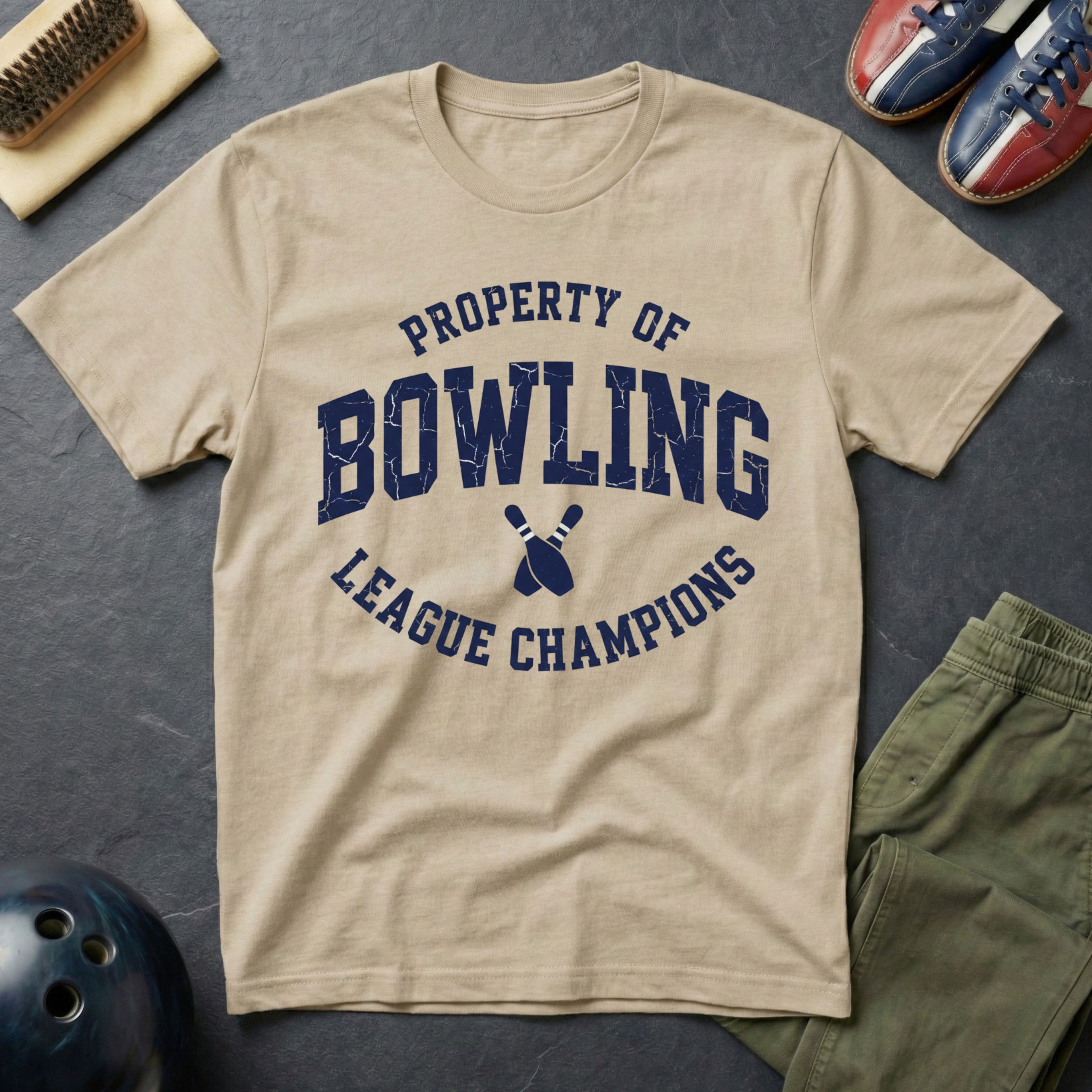 Property Of Bowling League Champions T-Shirt
