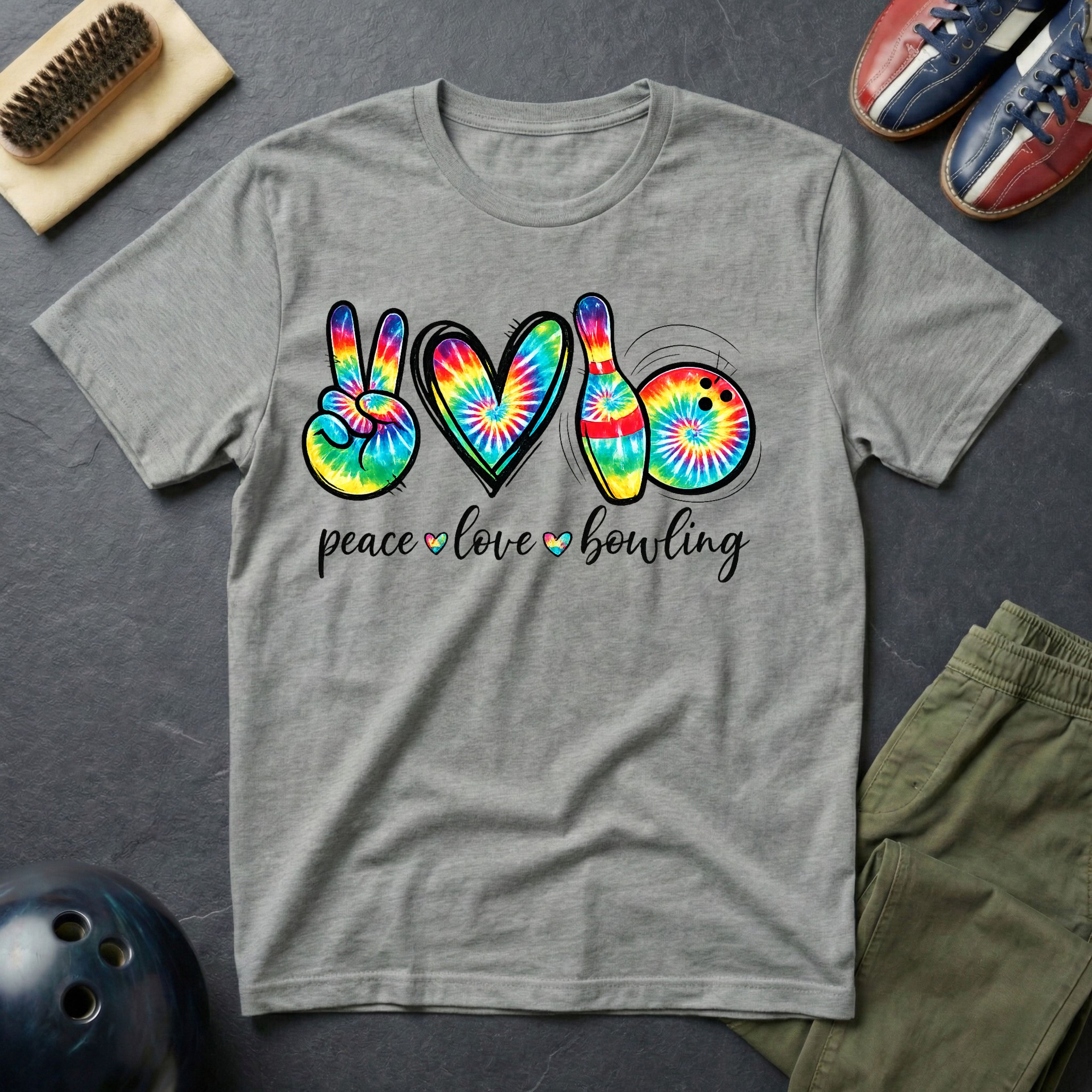 Peace Love Bowling T-Shirt