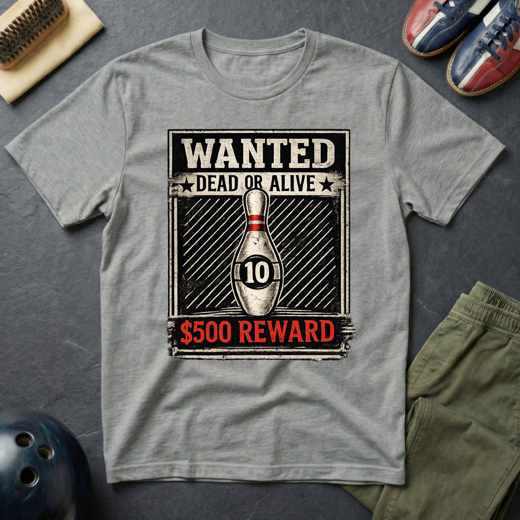 Wanted Dead Or Alive $500 Reward T-Shirt