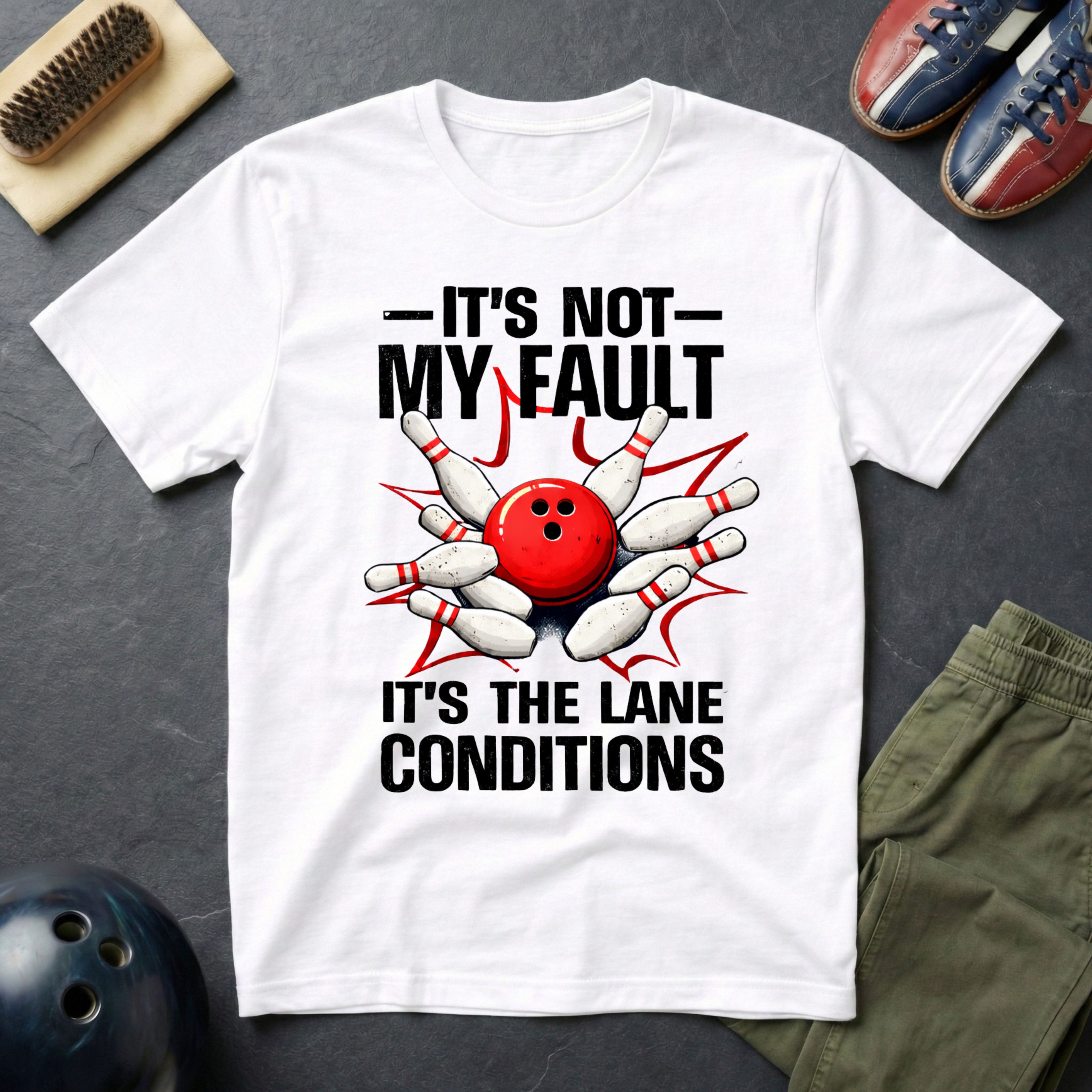 It's Not My Fault It's The Lane Conditions T-Shirt