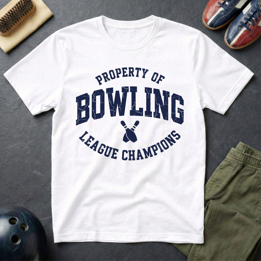 Property Of Bowling League Champions T-Shirt