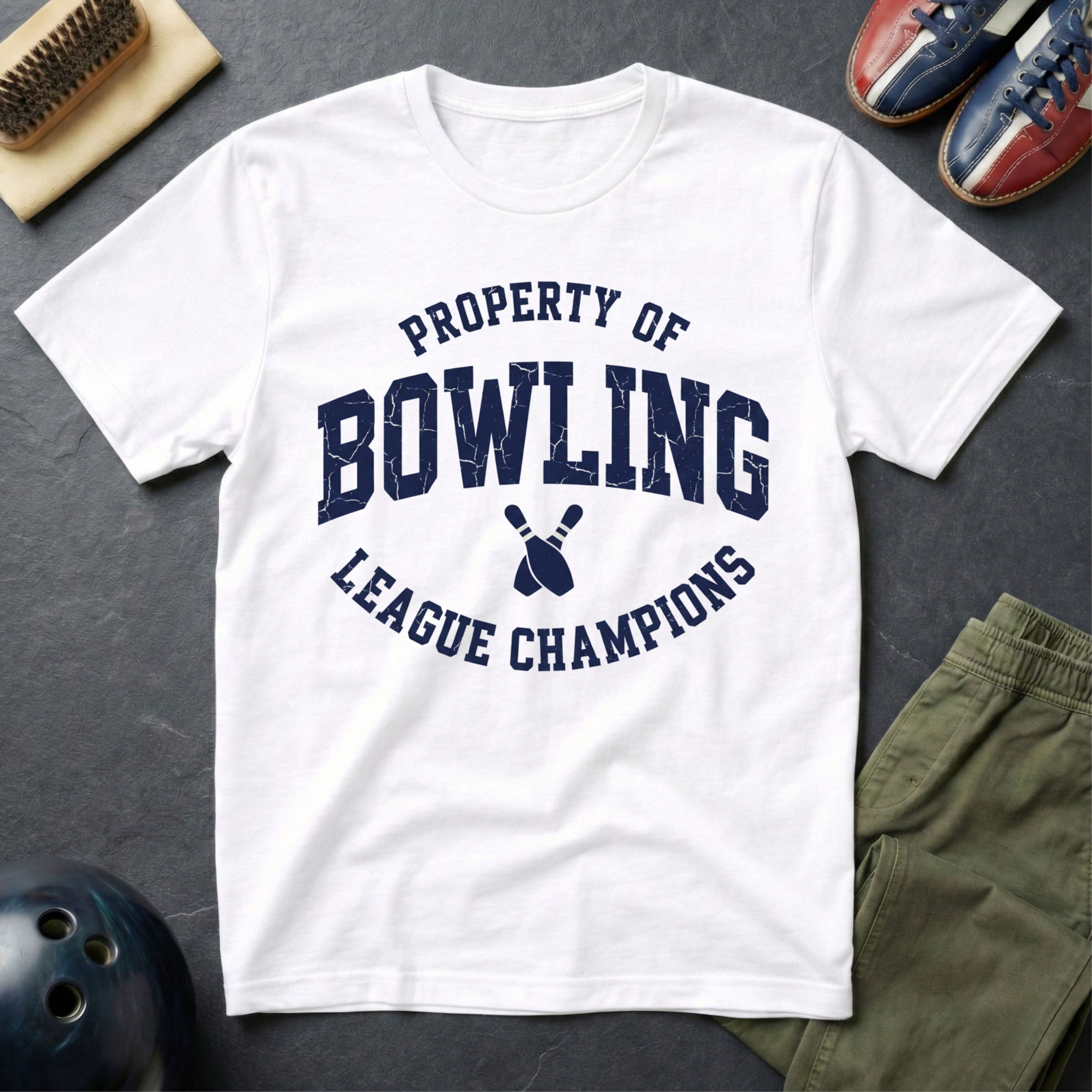 Property Of Bowling League Champions T-Shirt
