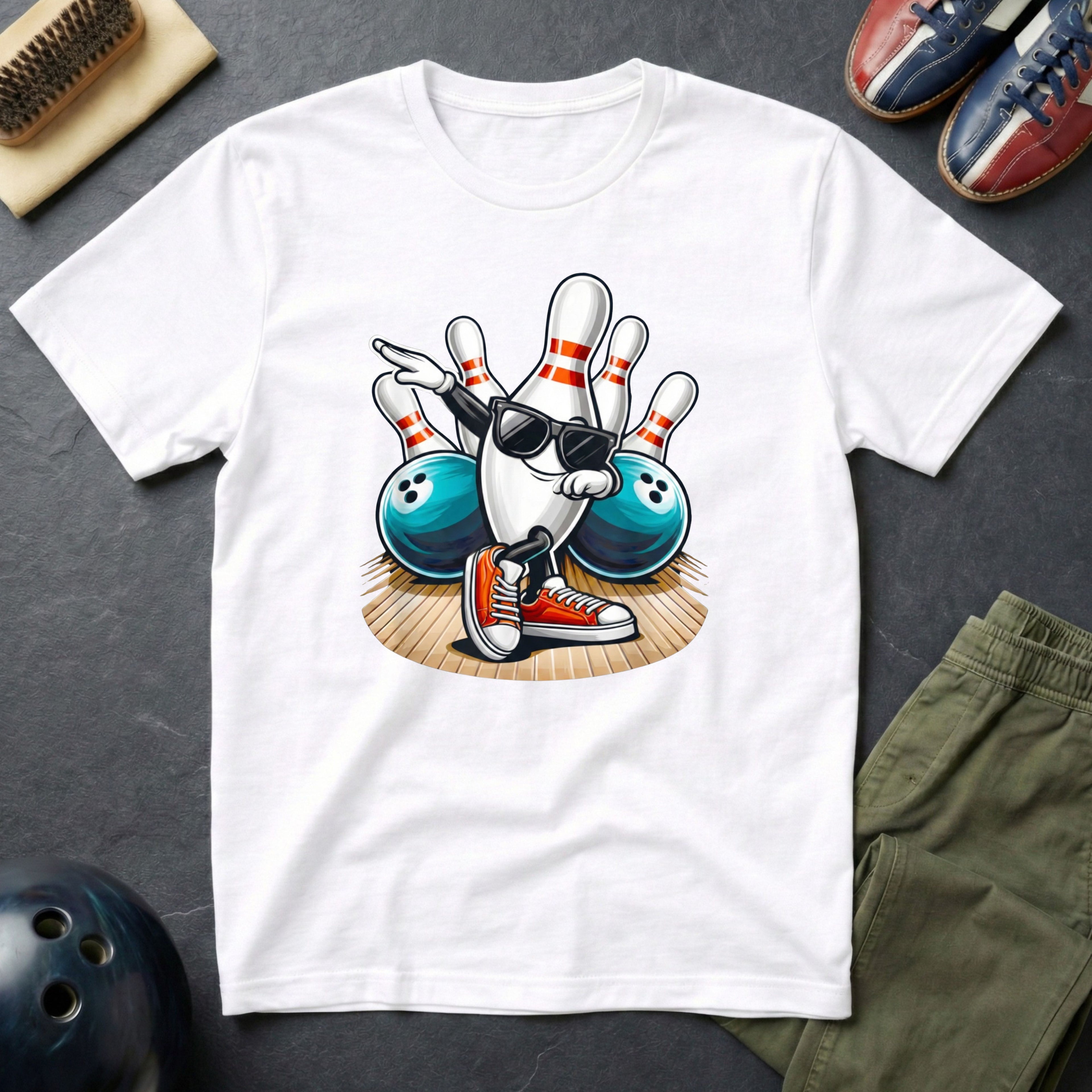 Dabbing Bowling Pin T-Shirt