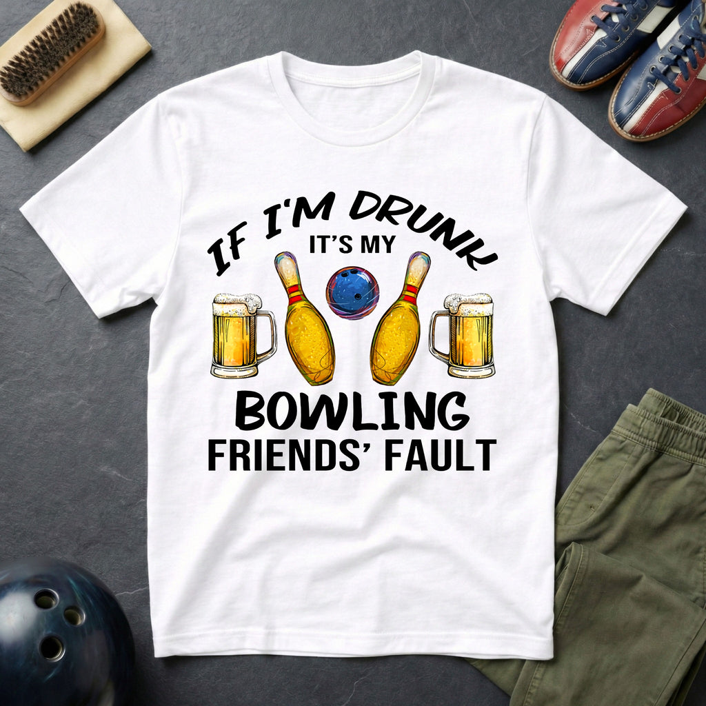 If I'm Drunk It's My Bowling Friend's Fault T-Shirt