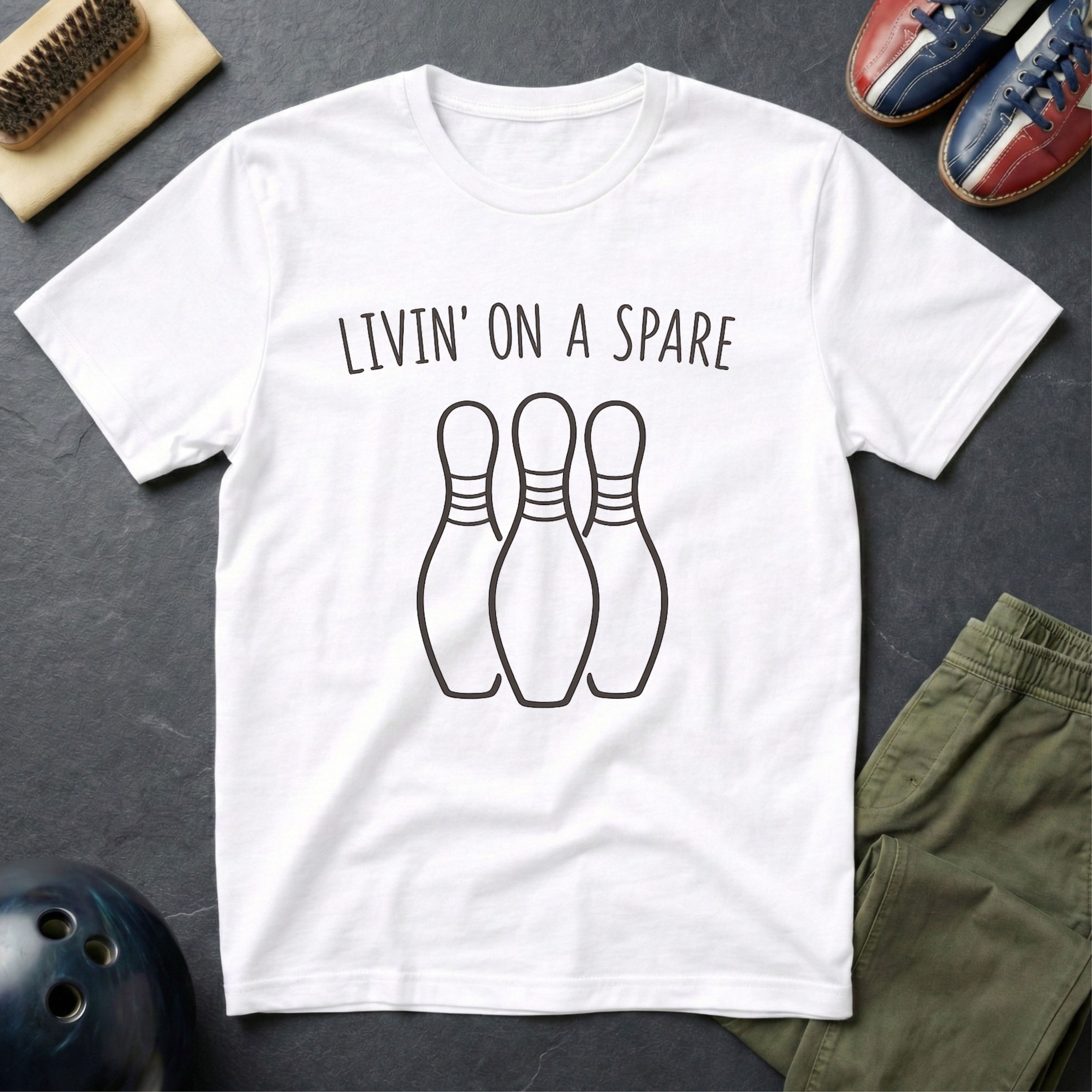 Livin' On A Spare T-Shirt